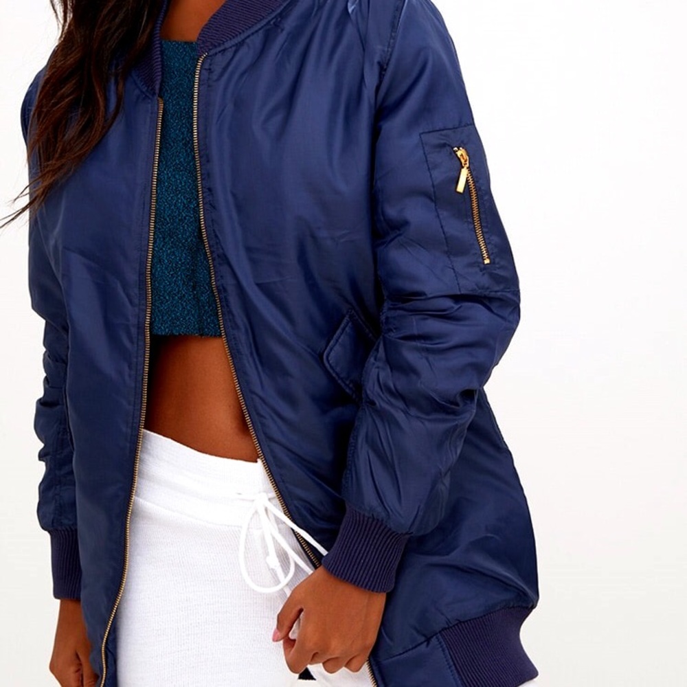 Blue Bomber Jacket